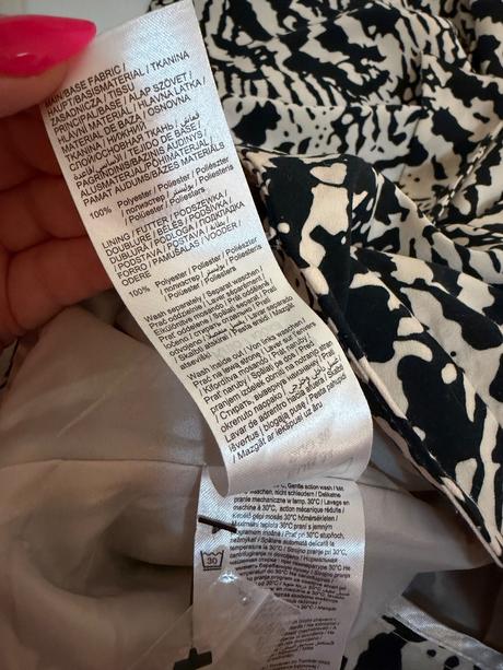 Elegantná orsay sukňa - zebra print, orsay,xs