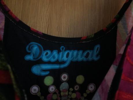 Desigual original nadherne pestrofarebne saty l, desigual,l