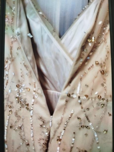 Trblietavé krátke šaty - veľkosť 38, 38