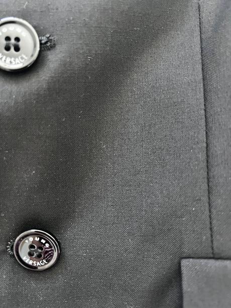 Versace vlneny chlapčenský oblek vel.6-7, versace,110