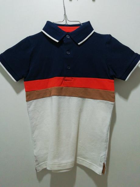 Polotričko tričko s golierom, next,98