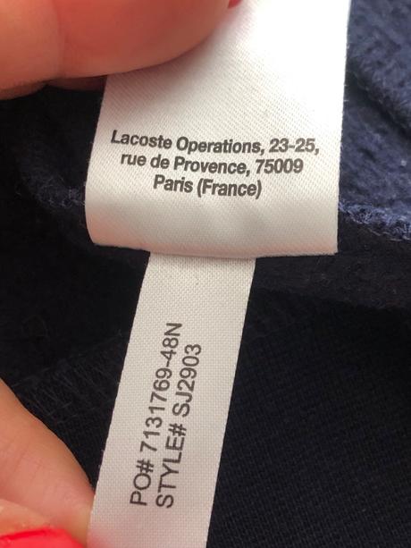 Lacoste mikina, lacoste,152