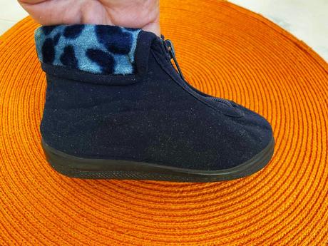 Teplé vysoké papučky na zips 20/21, 20