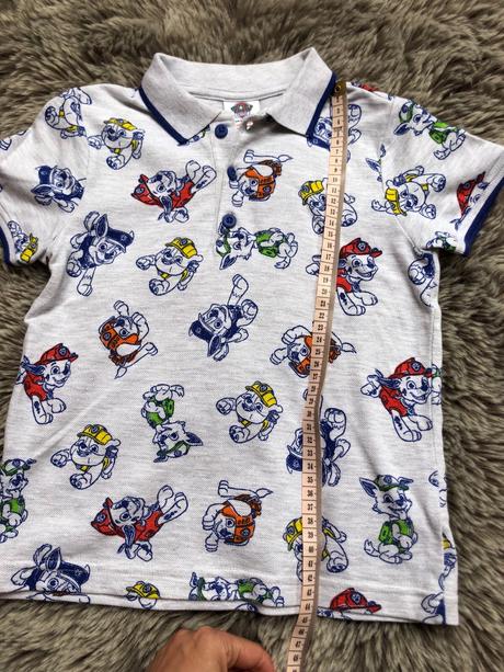 Tričko s golierom paw patrol, f&f,110