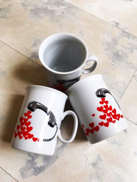 Valentínske hrnčeky 3 ks,