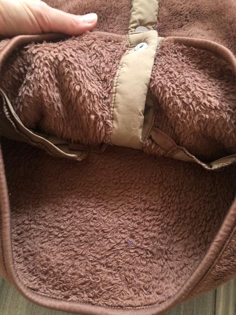 Teddy mikina, h&m,128