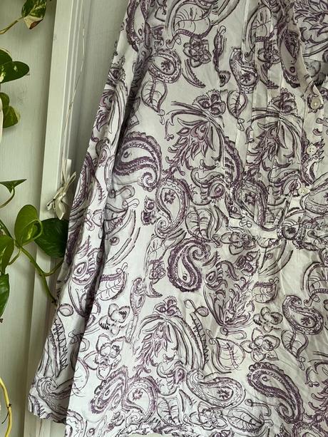 Fialová bavlnená tunika/ fialová blúzka bavlnená, 4xl