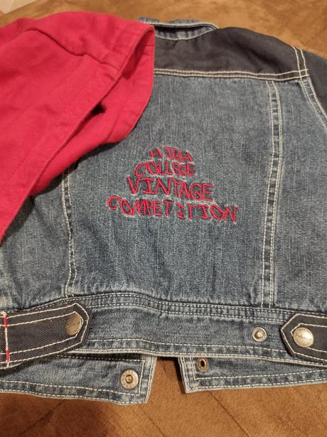 Polomino jeansový kabátik, c&a,92