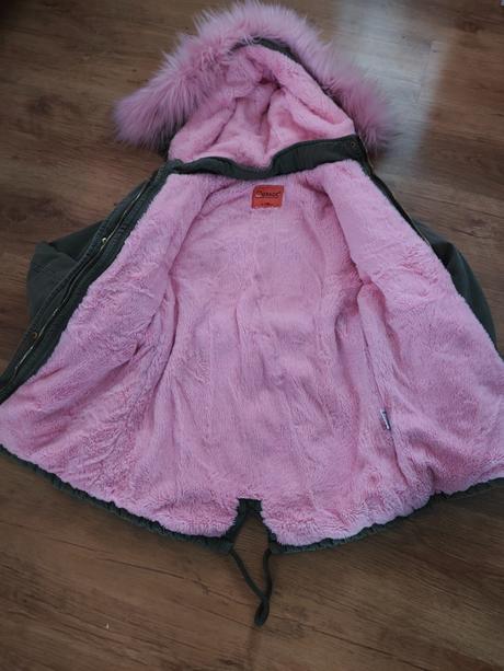 Zimná bunda s extra krásnou kozusinou, grace,146