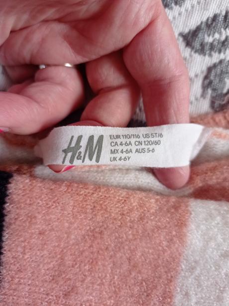 Pulóver predĺžený, h&m,116