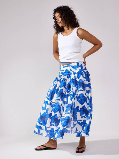 Maxi sukňa lindex, len opratá, lindex,xl