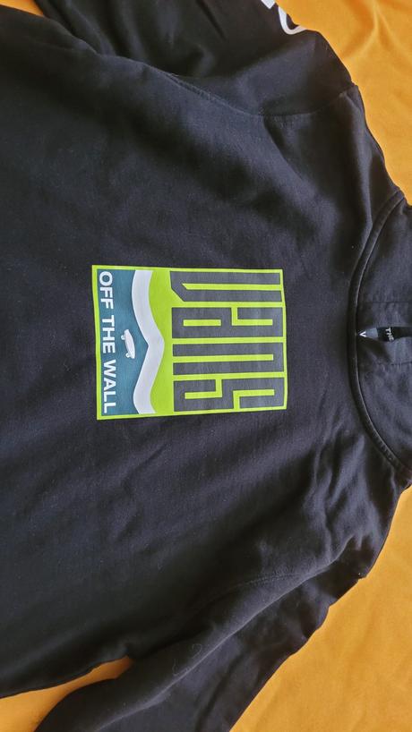 Cierna mikina vans  158, 158