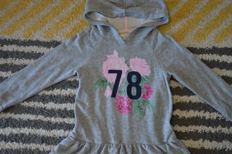 Mikinové šaty 110/116, h&m,116