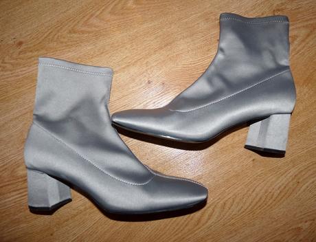 Sivé čižmičky, zara,38