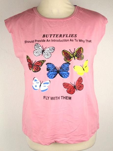 -bavlnené tričko s potlačou veľ. m, m