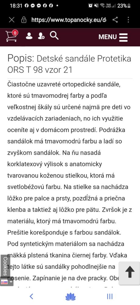 Ortopedické sandálky protetika, protetika,29