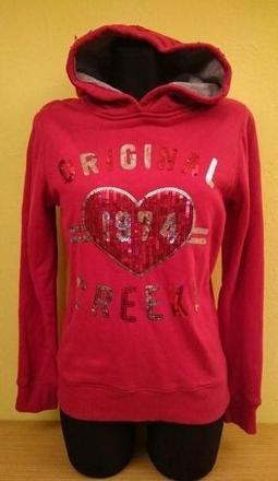 Dámska mikina s kapucňou, creeks, authentic,m