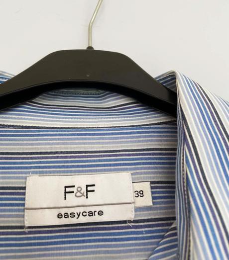 Prúžkovaná kvalitná košeľa, f&f,39