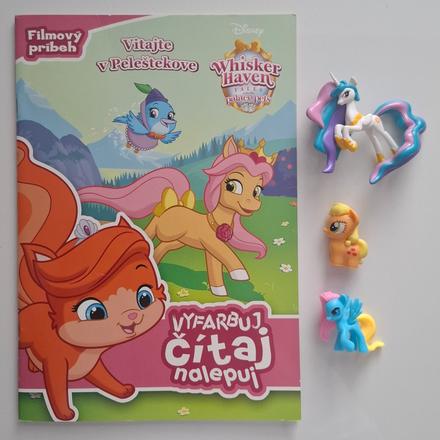 Knižka disney "vitajte v peleškove" + postavičky,