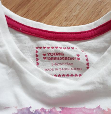 Dievčenské tričko young dimension č.116, young dimension,116