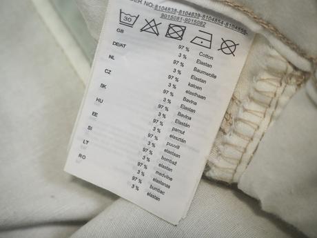 Kvalitné béžové nohavice 1982, 38