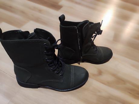 Kotníkové zelené topánky, 37