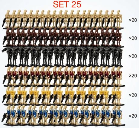 Rôzne figúrky star wars 8 (8ks) typ lego - nové,