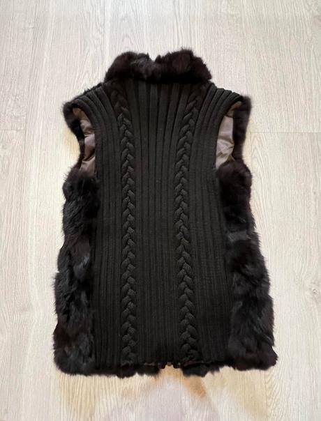 House of gilet rabbit luxusna kozusinova vesta, l