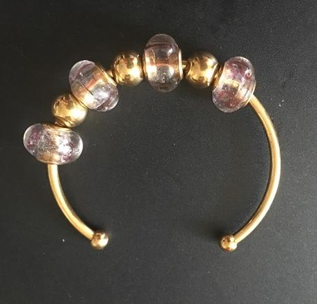 Zlato-ružový náramok,