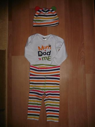 Súprava s nápisom, h&m,68