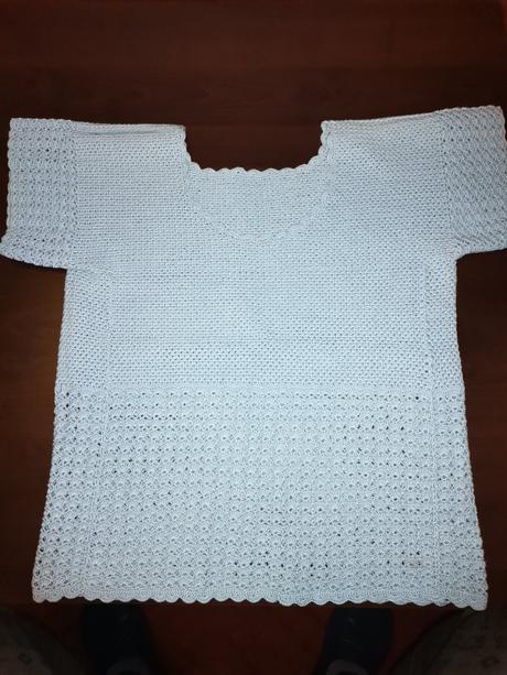 Háčkovaný top/tričko /vesta veľ. s, s