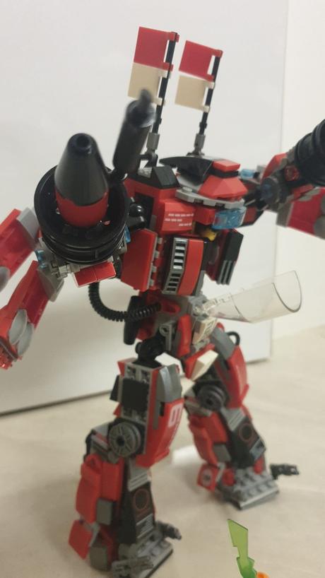 Skladačka úplná kópia lego ninjako 70615 - robot,