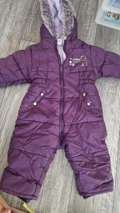 Zateplený zimný overal, baby club,80
