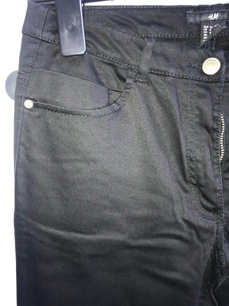 Čierne nohavice, h&m,36
