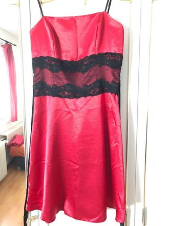 Vínovo-červené krátke šaty (m), m