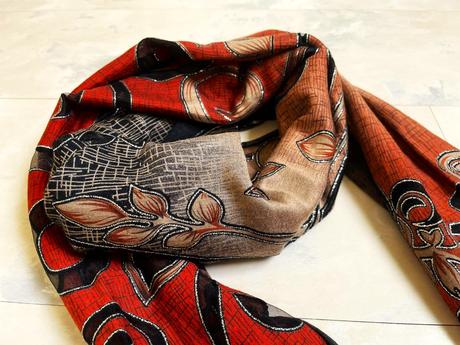 Luxusná šatka okolo krku/šálik, 