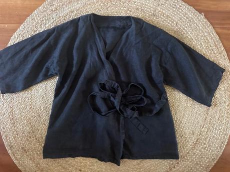 Kimono cierne ninya retzer, 