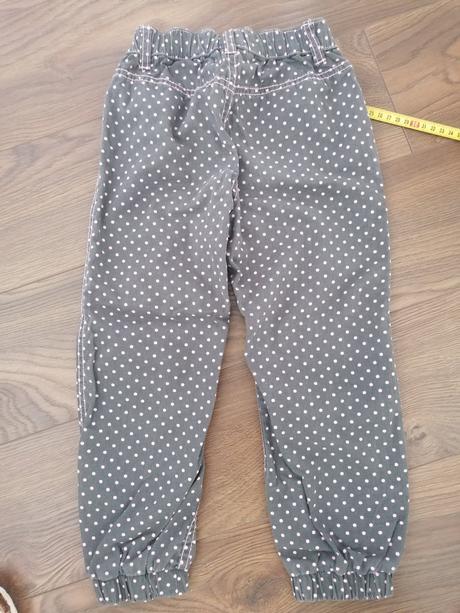 Nohavice so srdiečkami veľ 110, h&m,110