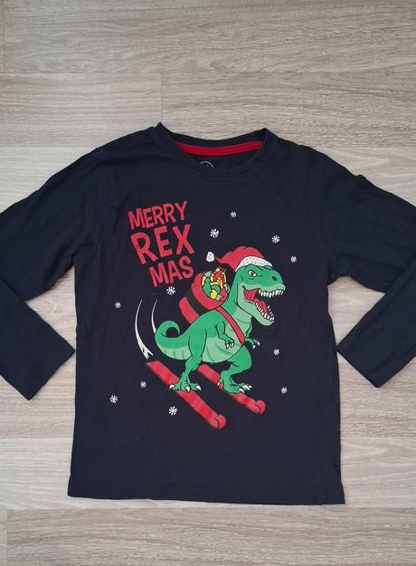 Vianočné tričko t-rex, 134