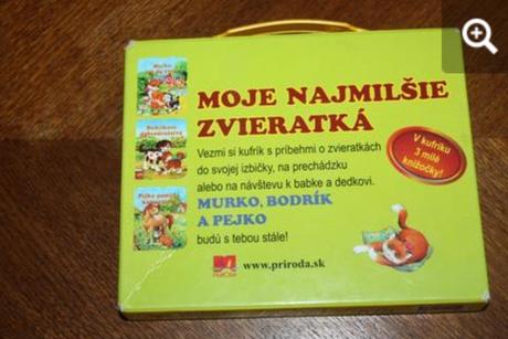 Moje najmilšie zvieratká 3 knizky v kufriku, 