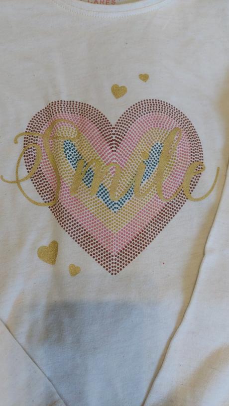 3 bavlnené tričká vel 122/128, 122