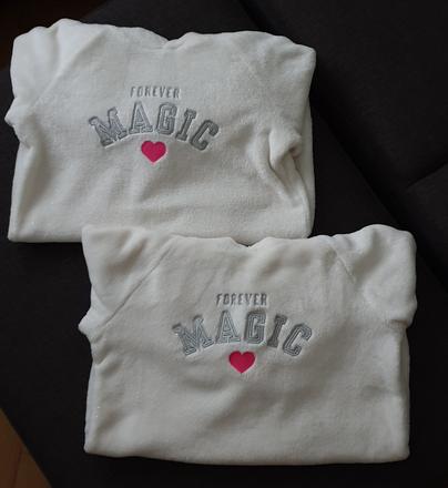 Chlpaté mikiny jednorožec, h&m,134