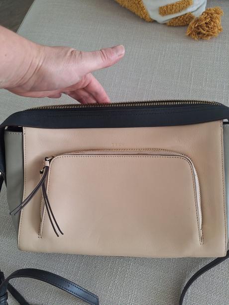 Kožená kabelka dkny, dkny