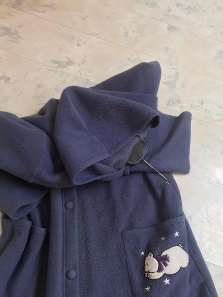 Maxi teplý flisový župan l/xl, xl