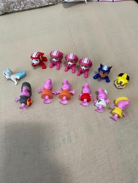 Figurky peppa pig- paw patrol, 