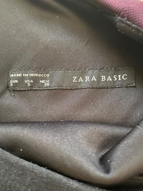Zara basic prexhodne saty slivkove/baklazanove, zara,s