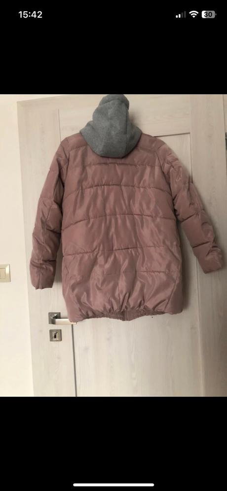 Staroružová zimná bunda, sinsay,xs