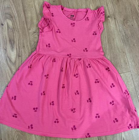 Satky ceresnicky h&m - top stav 98/104, h&m,98