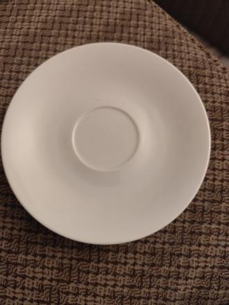 Biele podšálky 3ks, 