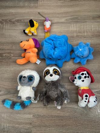 Plyšáky na darovanie,